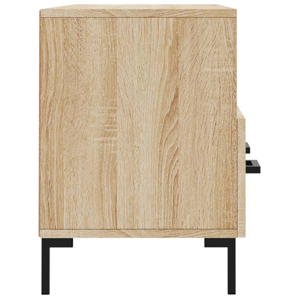 vidaXL Mueble de TV madera de ingeniería roble Sonoma 102x36x50 cm