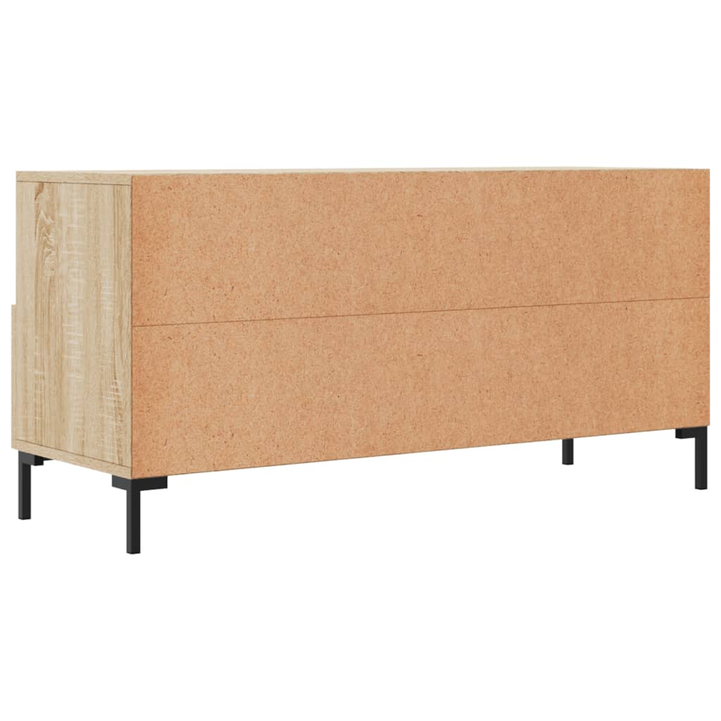 vidaXL Mueble de TV madera de ingeniería roble Sonoma 102x36x50 cm