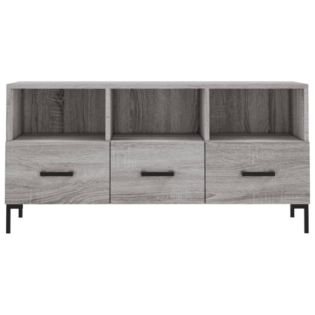 vidaXL Mueble de TV madera de ingeniería gris Sonoma 102x36x50 cm