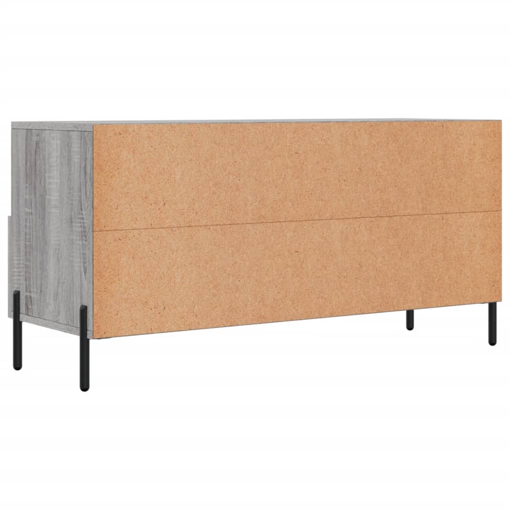 vidaXL Mueble de TV madera de ingeniería gris Sonoma 102x36x50 cm