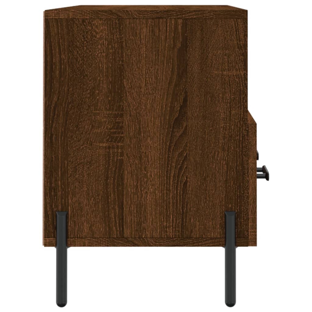 vidaXL Mueble de TV madera de ingeniería marrón roble 102x36x50 cm