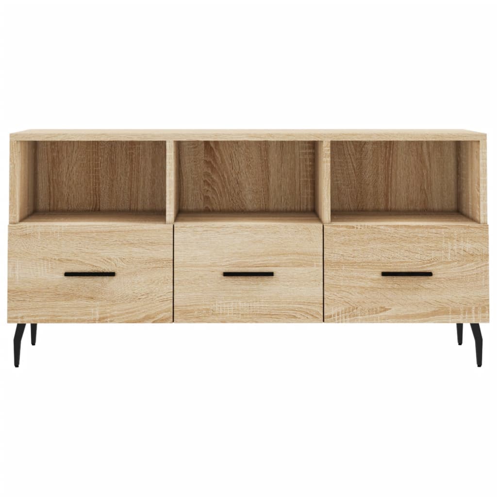 vidaXL Mueble de TV madera de ingeniería roble Sonoma 102x36x50 cm