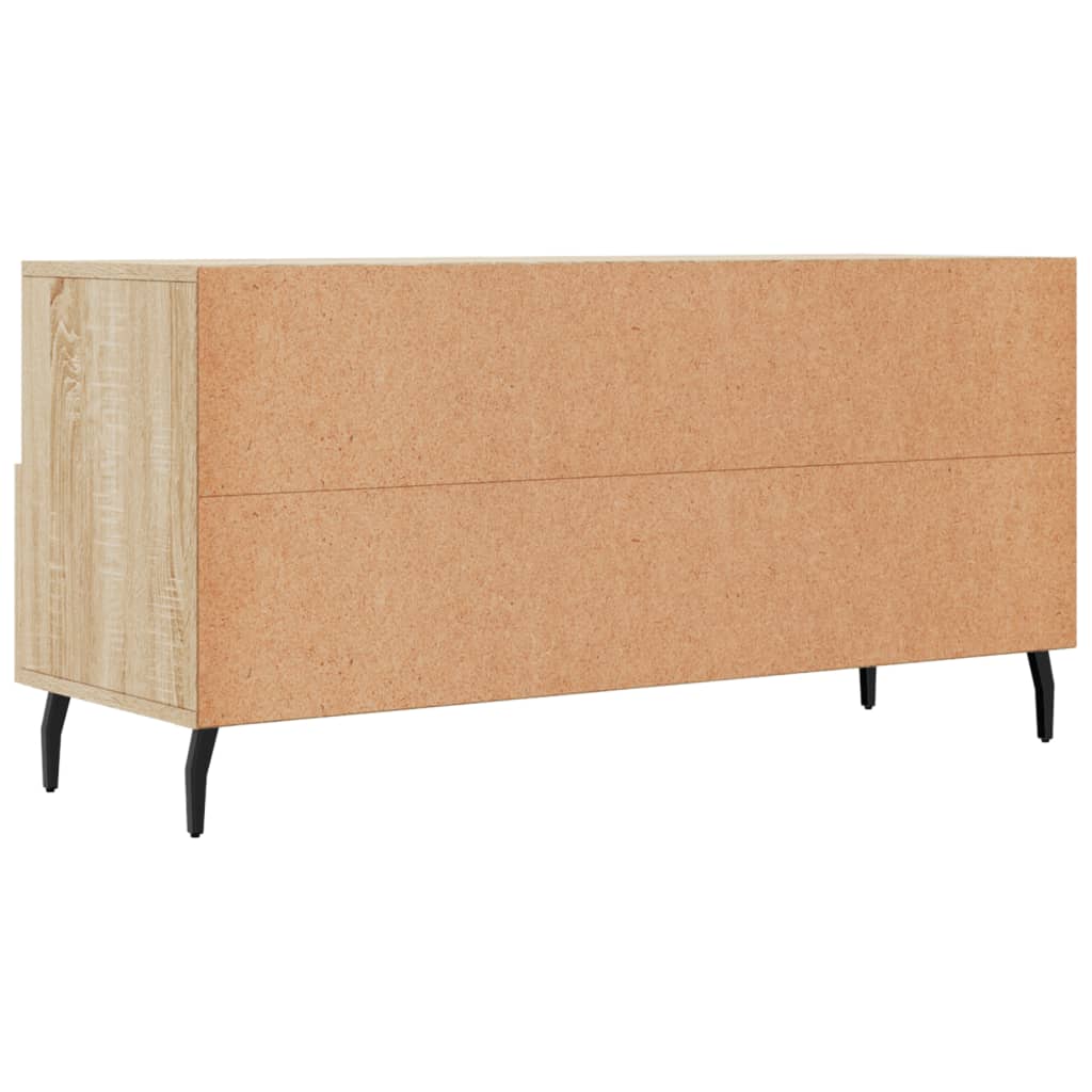 vidaXL Mueble de TV madera de ingeniería roble Sonoma 102x36x50 cm