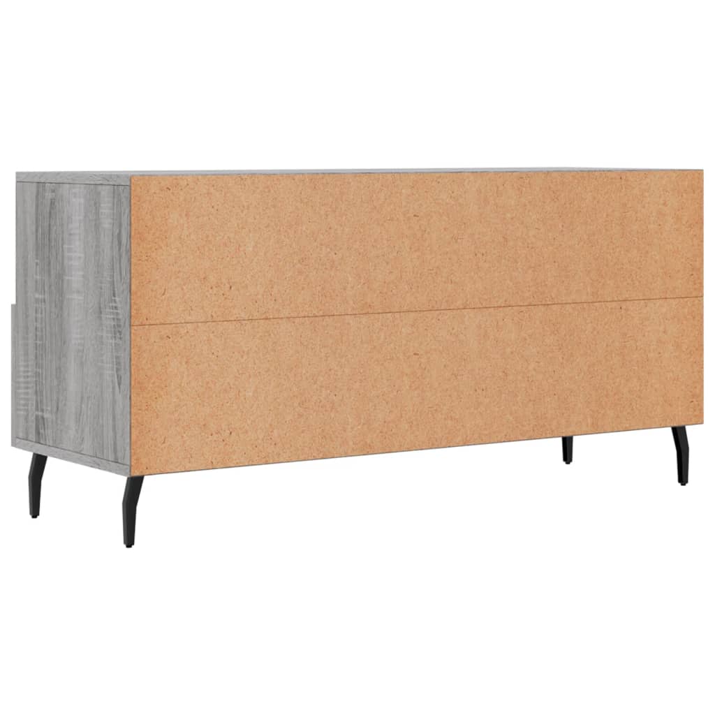 vidaXL Mueble de TV madera de ingeniería gris Sonoma 102x36x50 cm