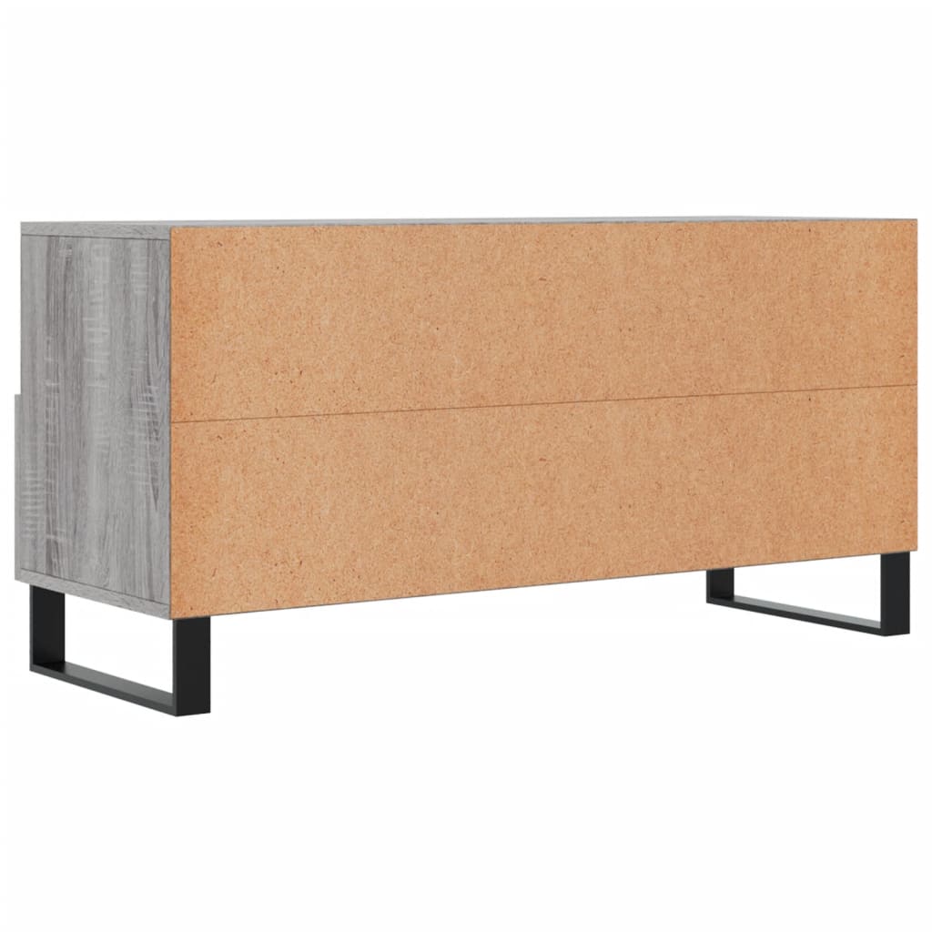 vidaXL Mueble de TV madera de ingeniería gris Sonoma 102x36x50 cm