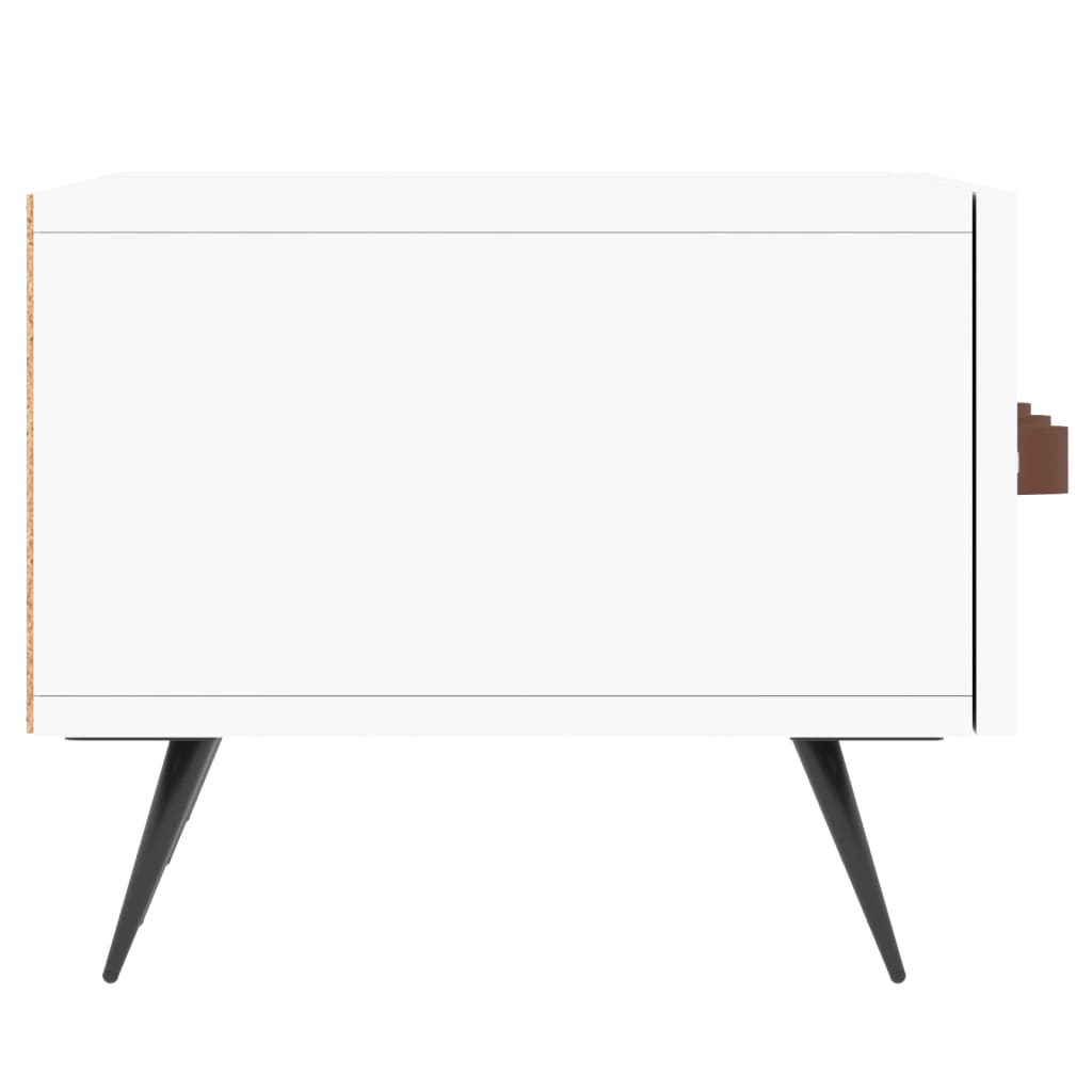 vidaXL Mueble de TV madera de ingeniería blanco 150x36x30 cm