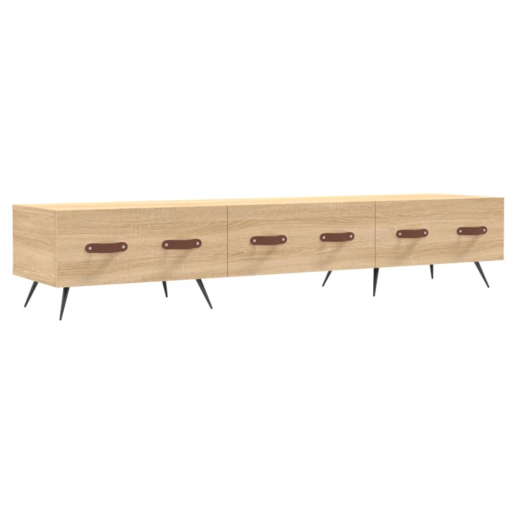 vidaXL Mueble de TV madera de ingeniería roble Sonoma 150x36x30 cm