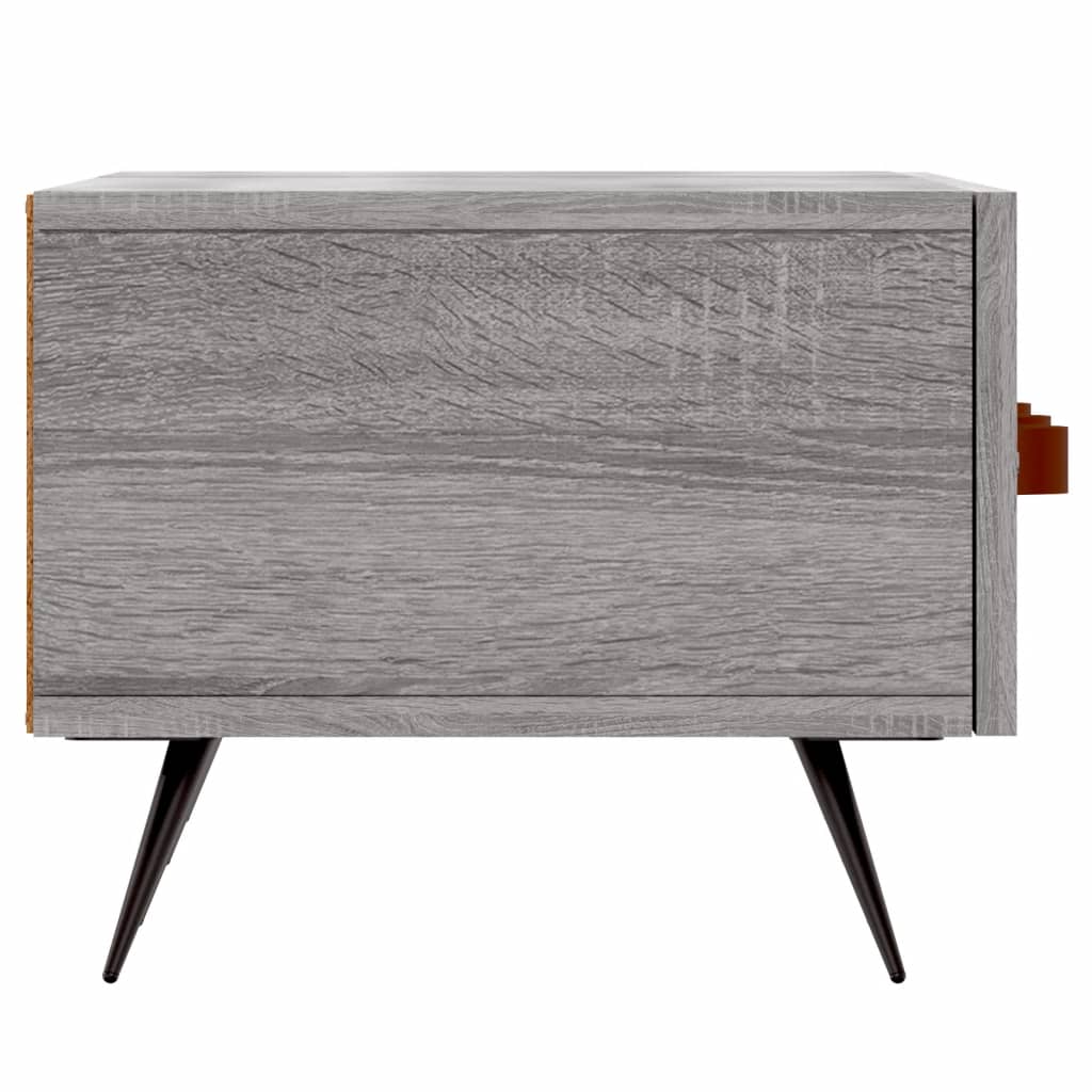 vidaXL Mueble de TV madera de ingeniería gris Sonoma 150x36x30 cm