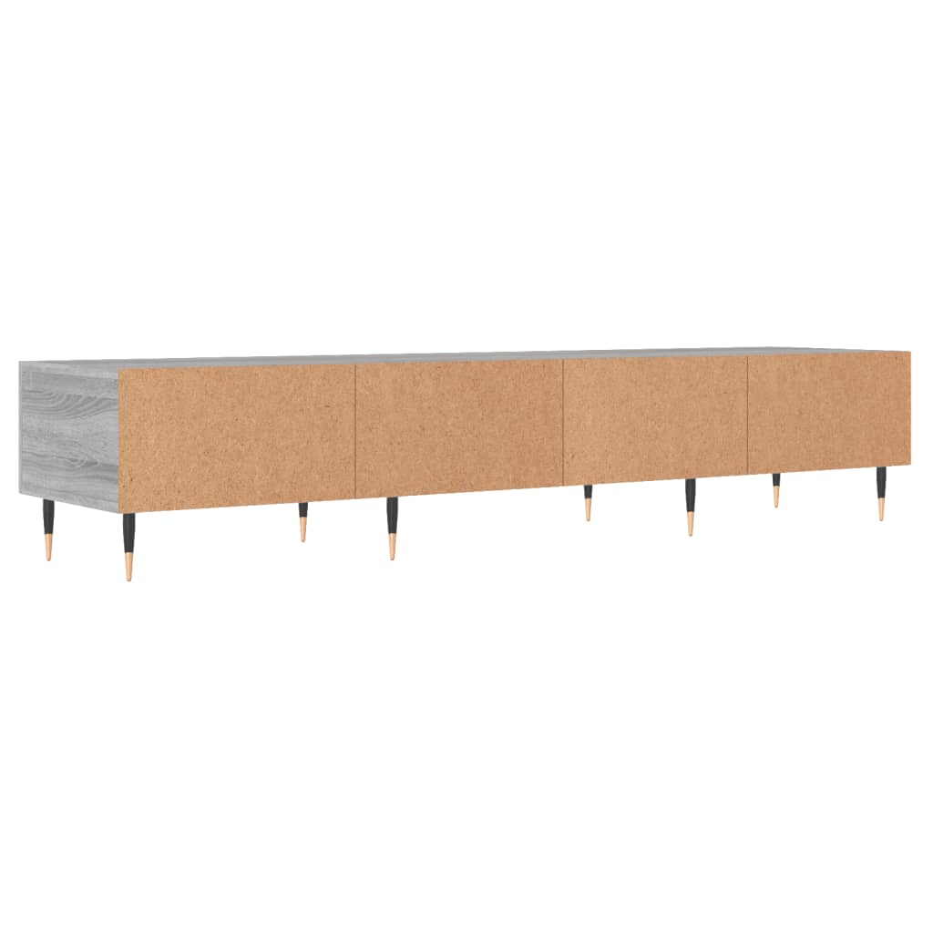 vidaXL Mueble de TV madera de ingeniería gris Sonoma 150x36x30 cm