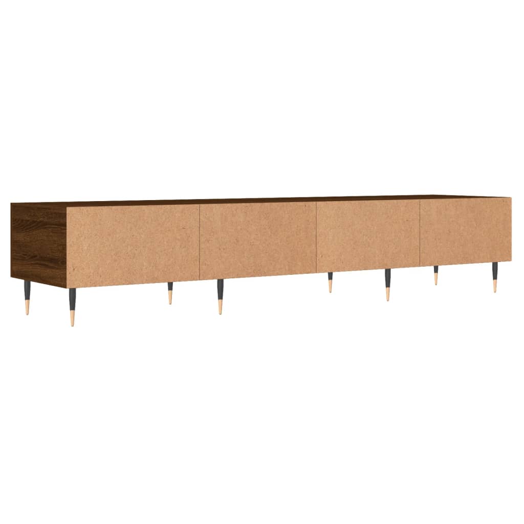 vidaXL Mueble de TV madera de ingeniería roble marrón 150x36x30 cm