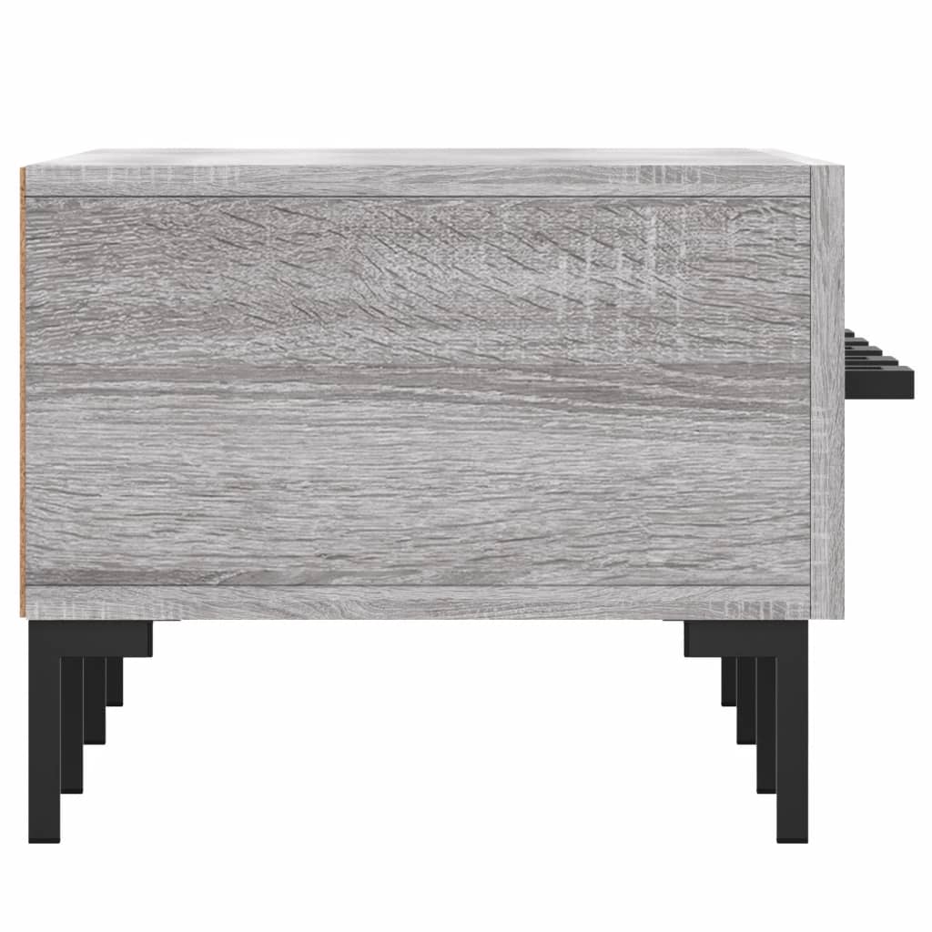 vidaXL Mueble de TV madera de ingeniería gris Sonoma 150x36x30 cm