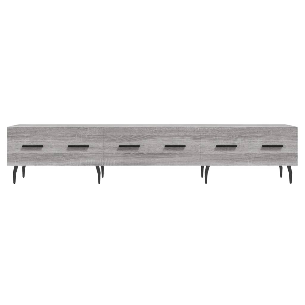 vidaXL Mueble de TV madera de ingeniería gris Sonoma 150x36x30 cm