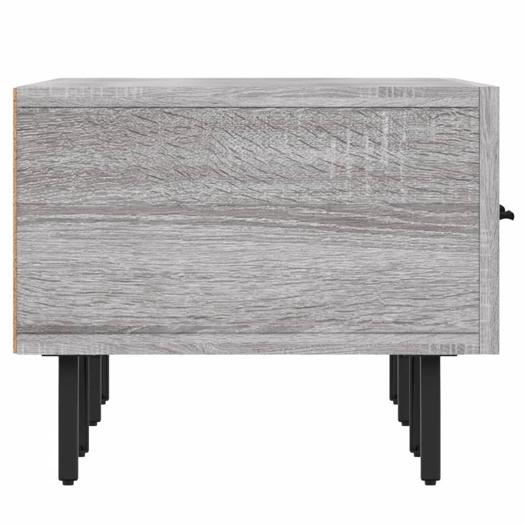 vidaXL Mueble de TV madera de ingeniería gris Sonoma 150x36x30 cm