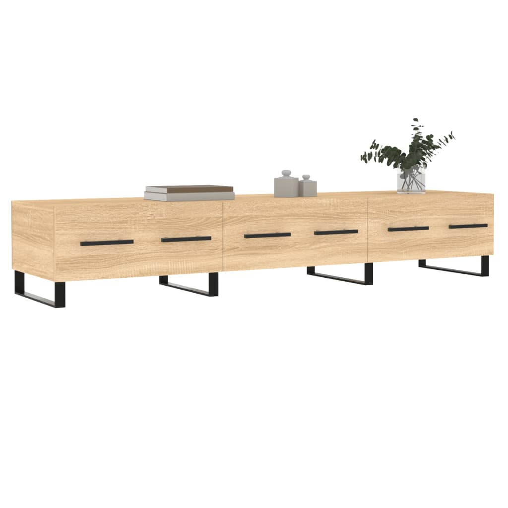 vidaXL Mueble de TV madera de ingeniería roble Sonoma 150x36x30 cm