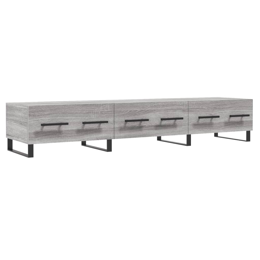 vidaXL Mueble de TV madera de ingeniería gris Sonoma 150x36x30 cm