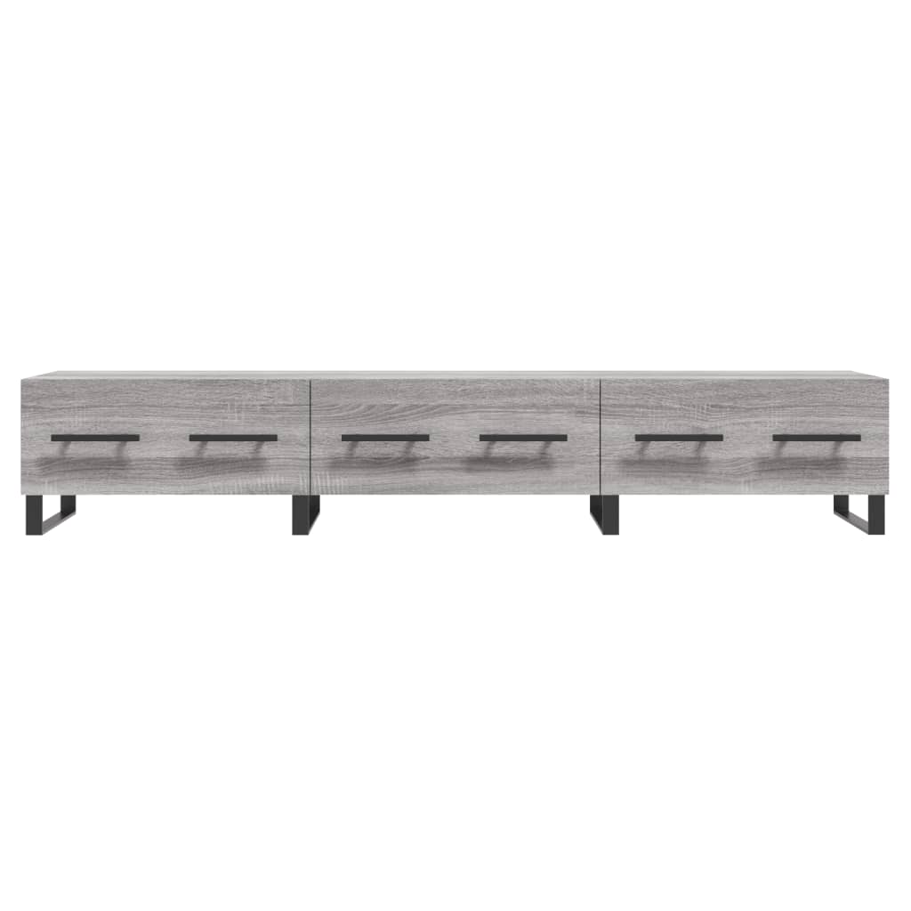 vidaXL Mueble de TV madera de ingeniería gris Sonoma 150x36x30 cm