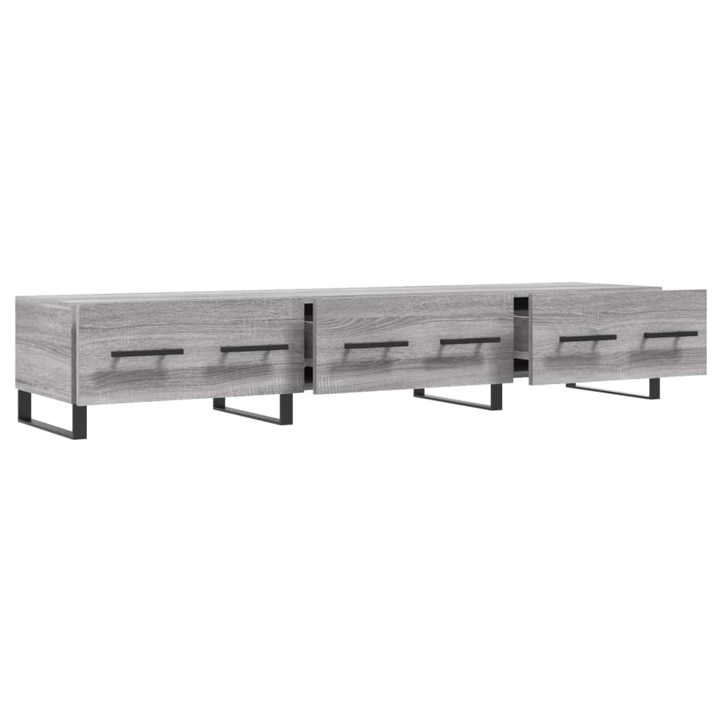 vidaXL Mueble de TV madera de ingeniería gris Sonoma 150x36x30 cm