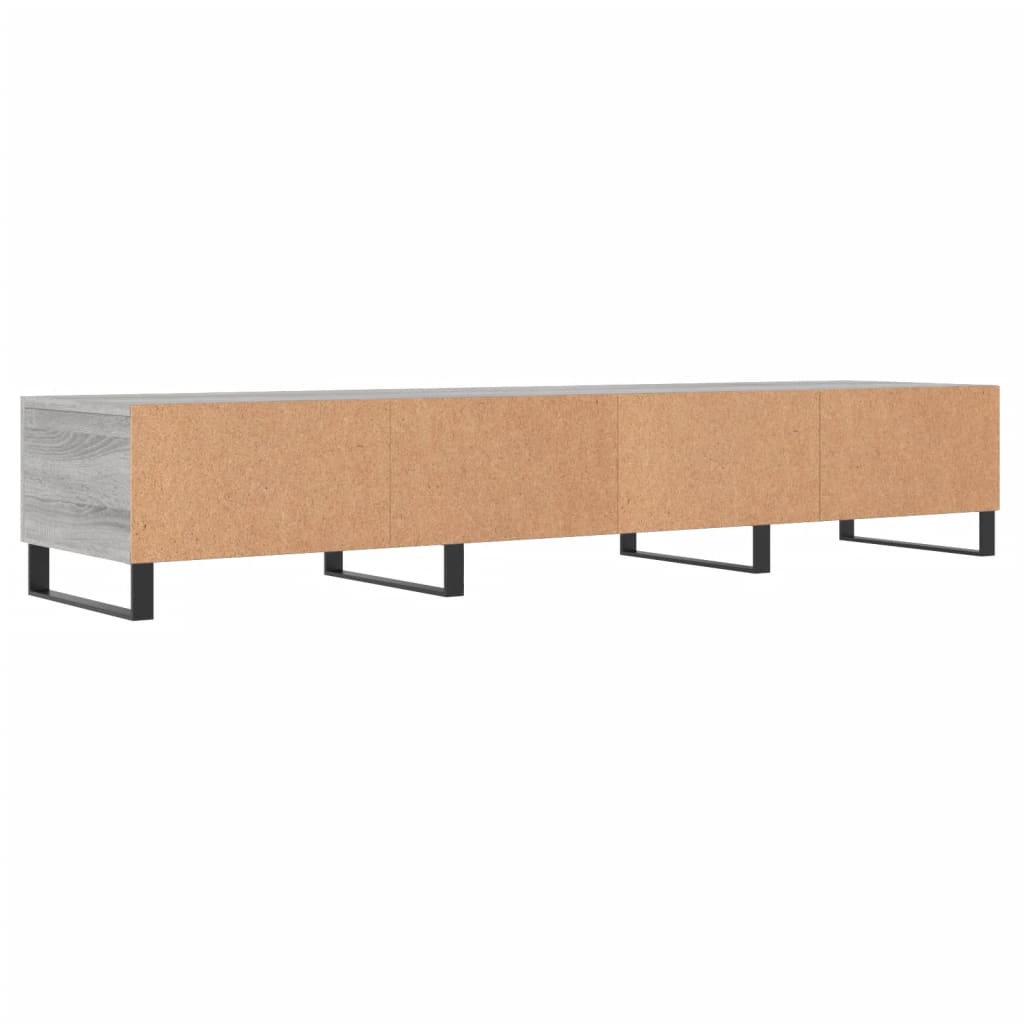 vidaXL Mueble de TV madera de ingeniería gris Sonoma 150x36x30 cm