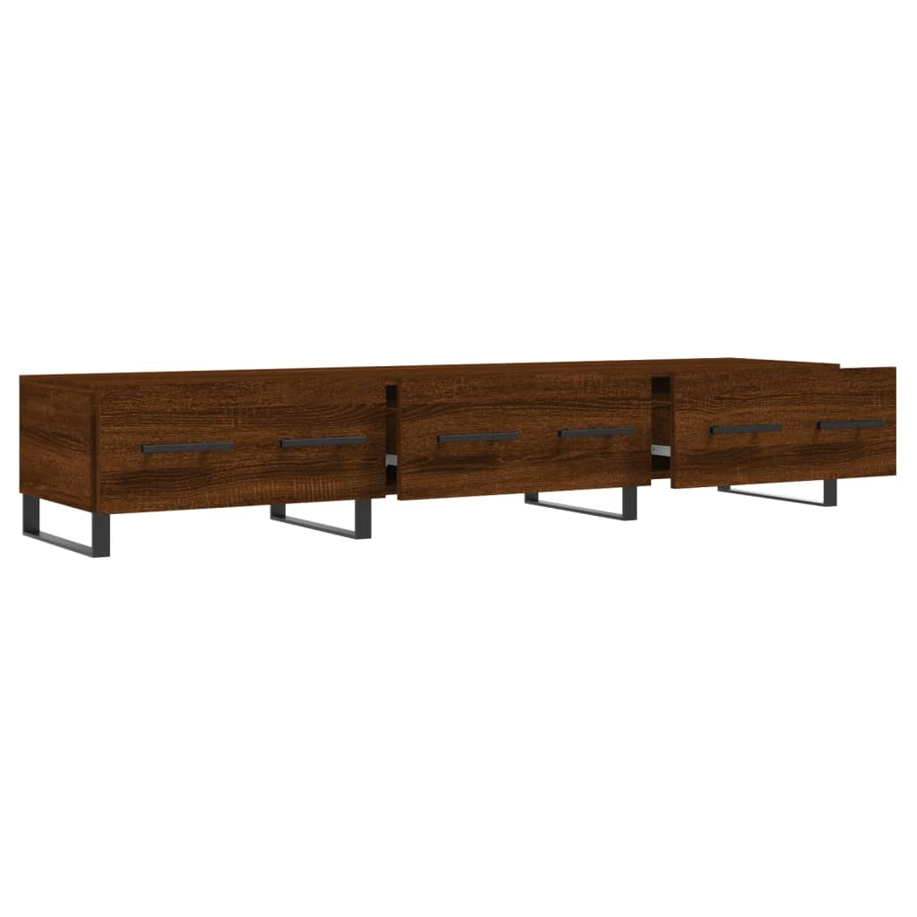 vidaXL Mueble de TV madera de ingeniería roble marrón 150x36x30 cm