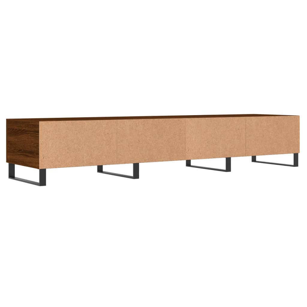 vidaXL Mueble de TV madera de ingeniería roble marrón 150x36x30 cm