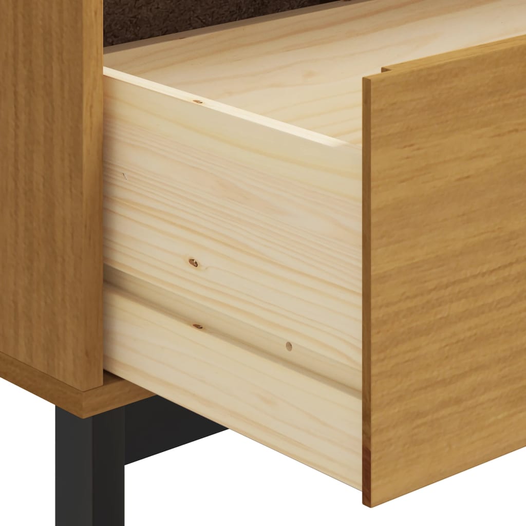 vidaXL Cómoda FLAM madera maciza de pino 110x40x80 cm
