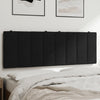 vidaXL Cabecero de cama acolchado terciopelo negro 140 cm