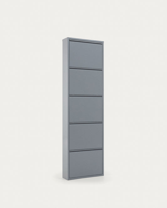 Zapatero Ode 50 x 168,5 cm 5 puertas gris