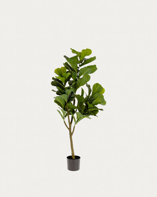 Planta artificial Ficus con maceta negro 150 cm