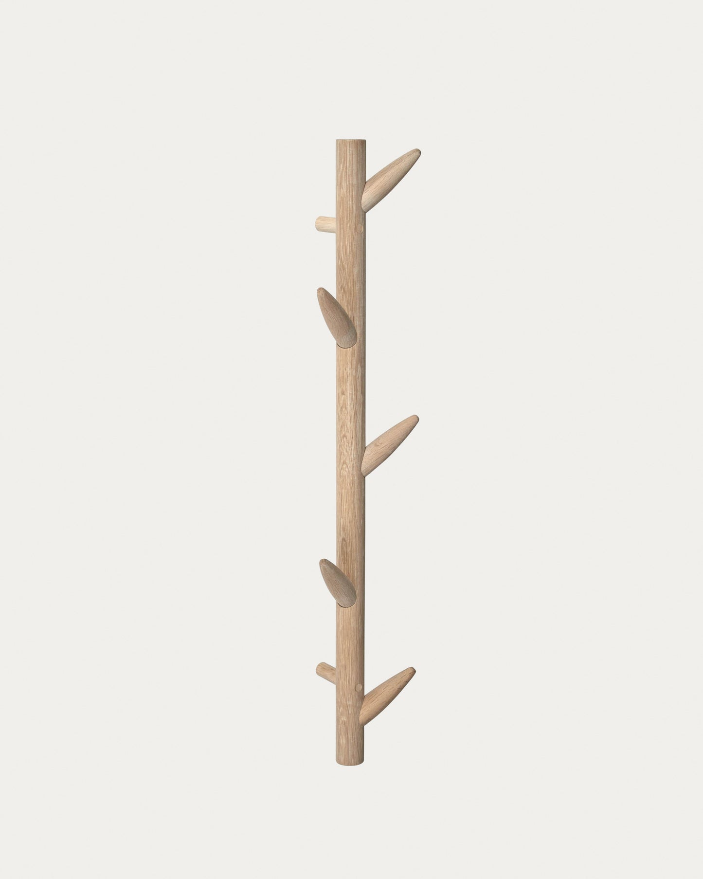 Colgador de pared Natane 5 ganchos madera abedul