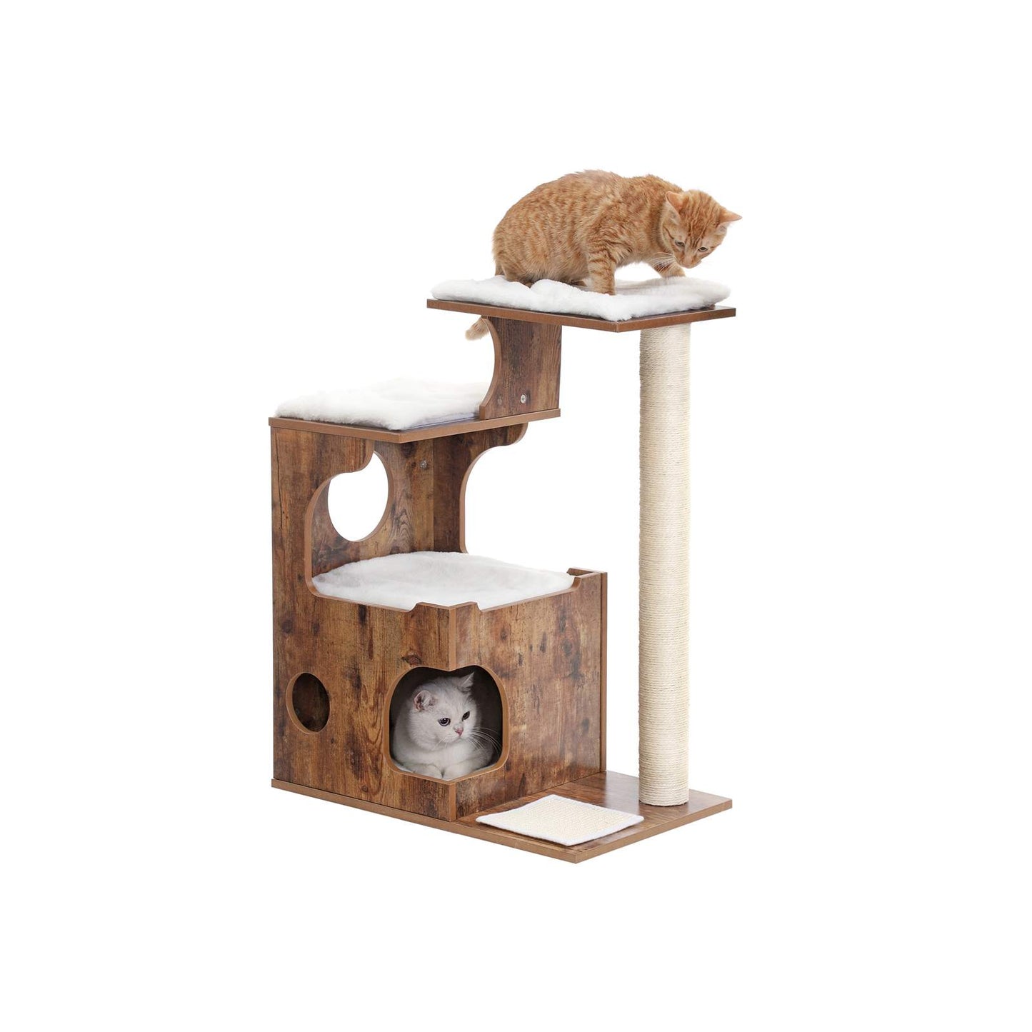 Árbol Para Gatos Con 3 Camas-Feandrea