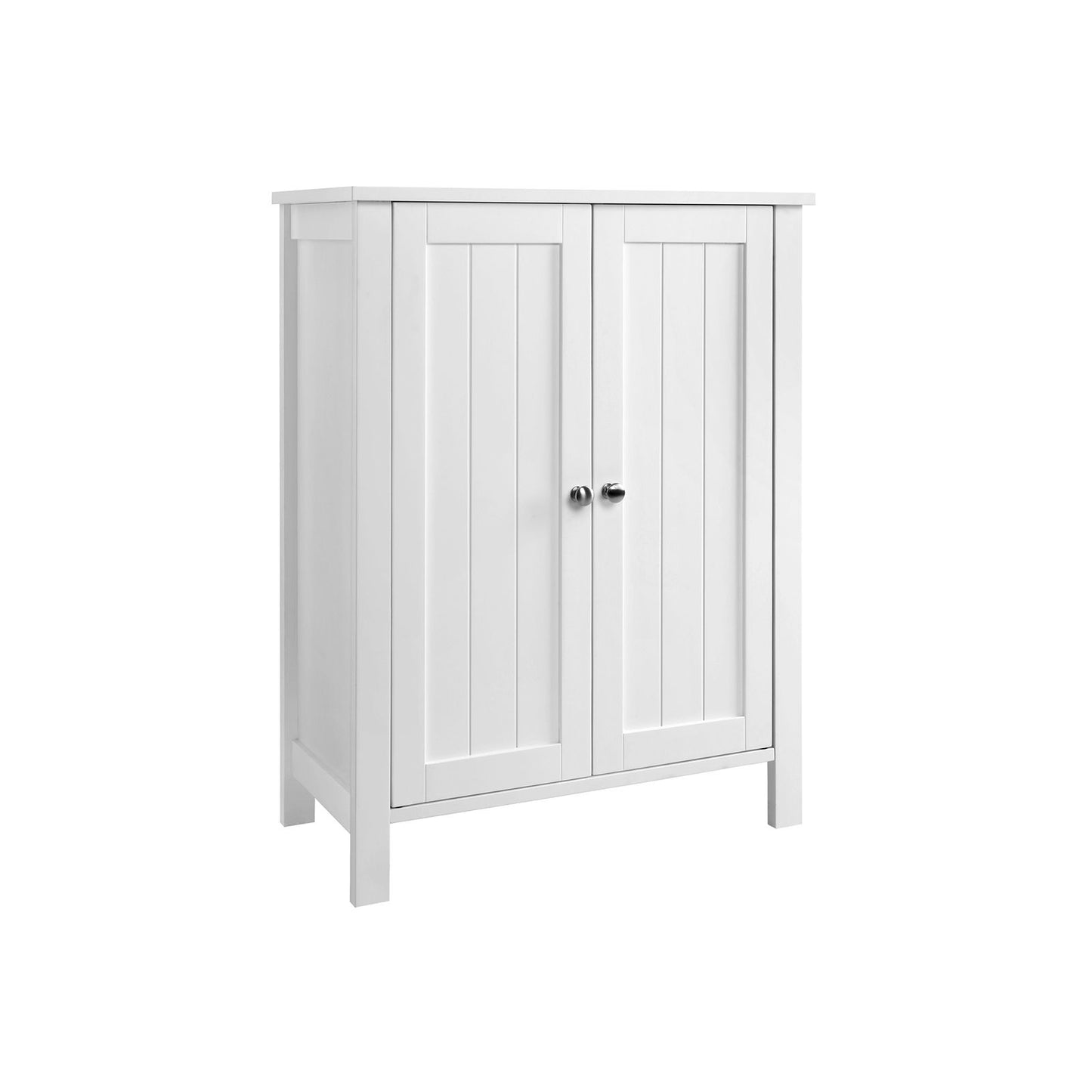 Armario de Baño Armario de Almacenamiento Mueble para Baño 30 x 60 x 80 Blanco-VASAGLE