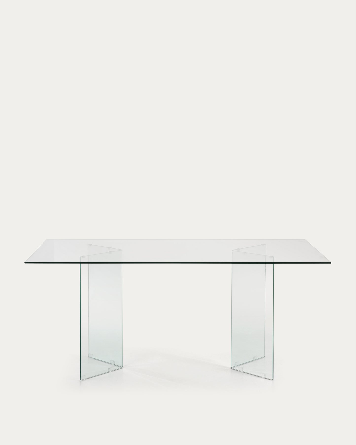 Mesa Burano de cristal 180 x 90 cm