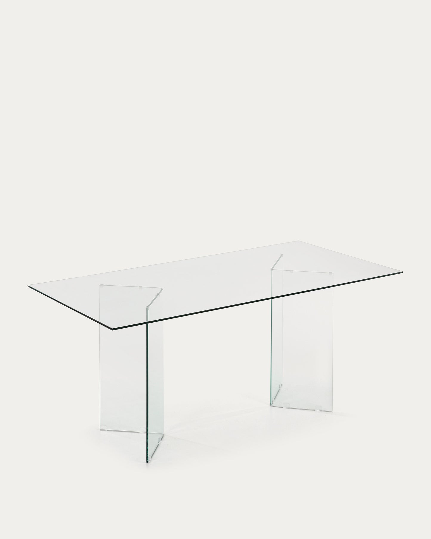 Mesa Burano de cristal 180 x 90 cm