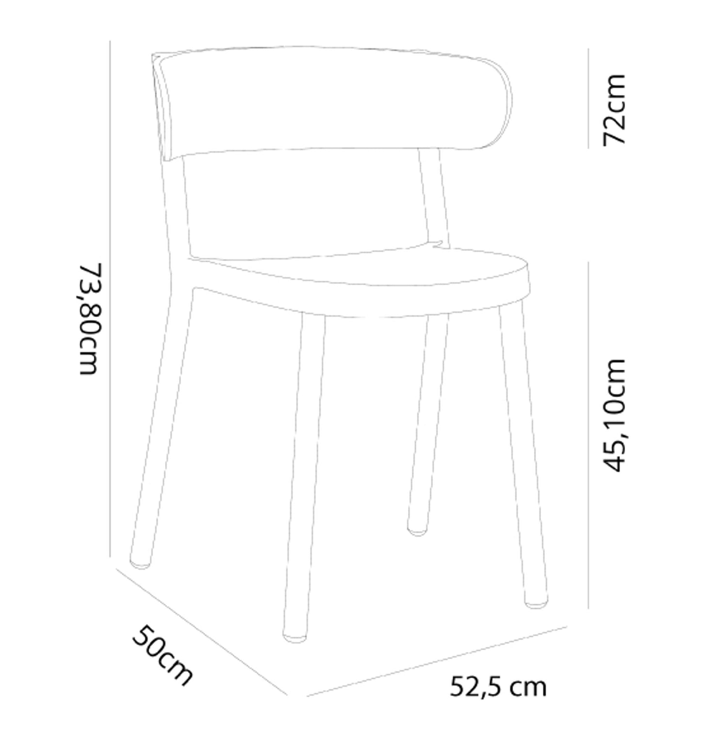 Resol casino set 2 silla interior, exterior marfil