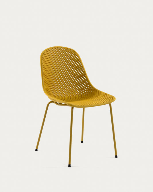 Silla exterior Quinby amarillo