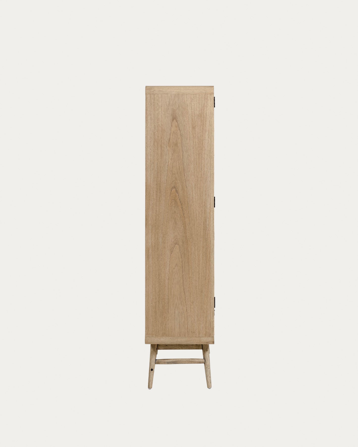 Armario Nalu de madera maciza de mindi y ratán 90 x 175 cm