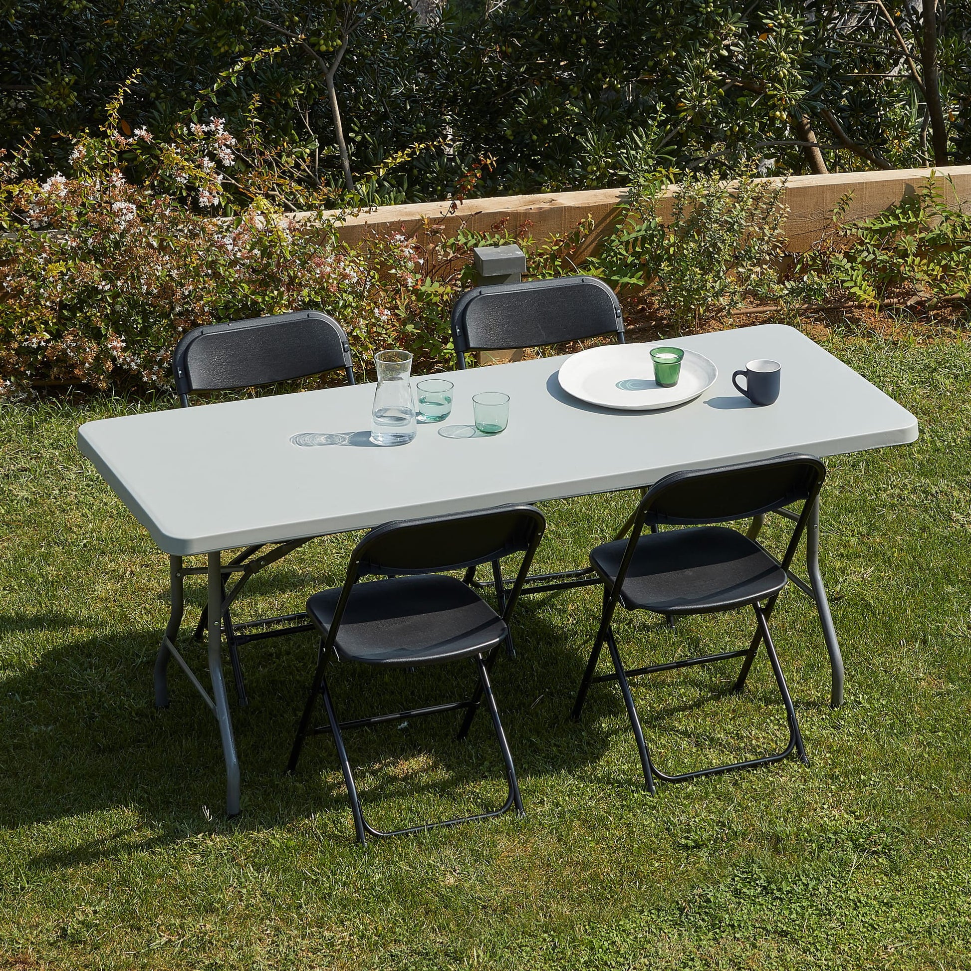 Comprar Mesa plegable para balcón, Patio, cocina, mesa colgante, mesa de  Camping, altura ajustable, mesa de jardín