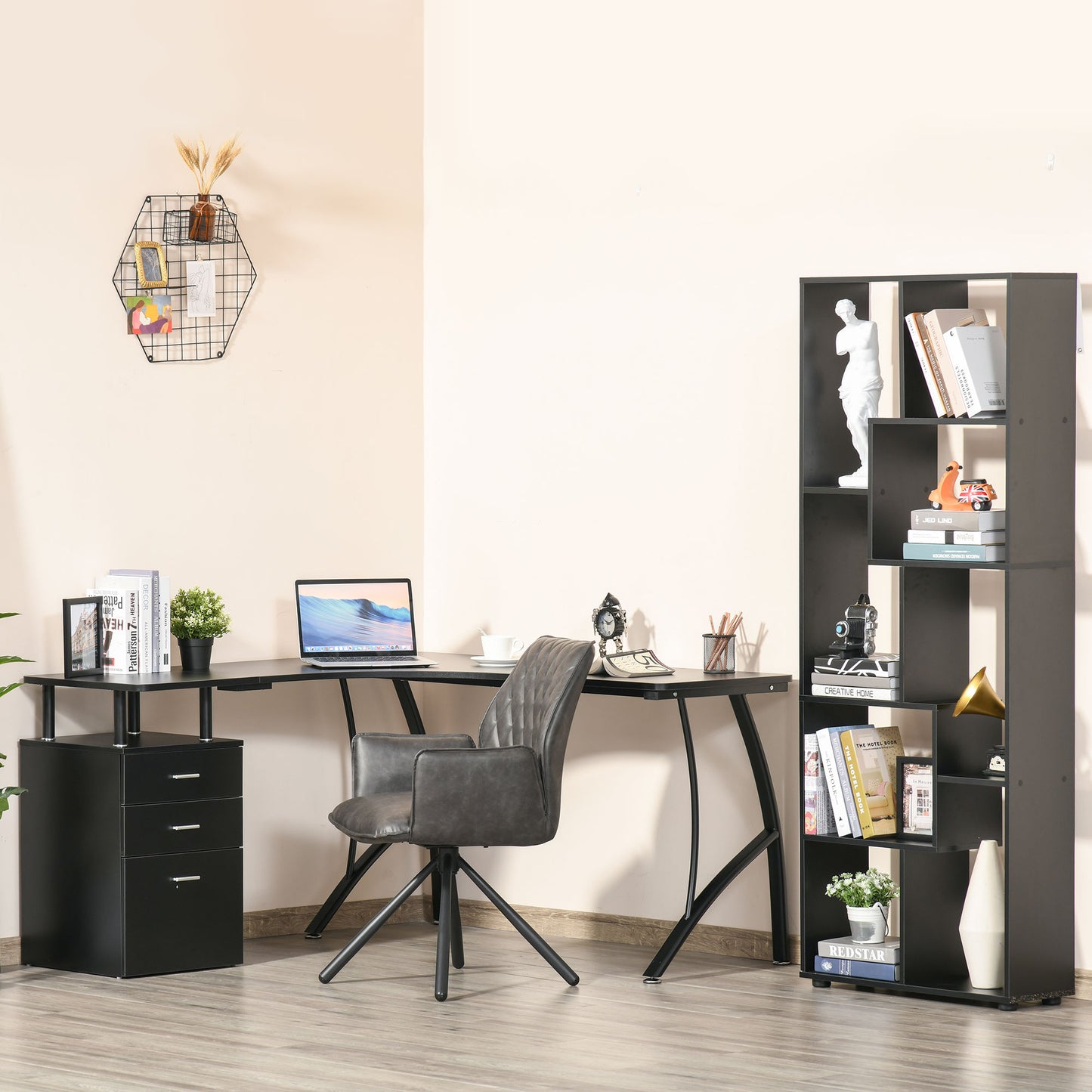 Mesa de pared de esquina, mesa plegable, mesa de oficina, escritorio de  ordenador, escritorio de cocina y comedor, fácil de montar