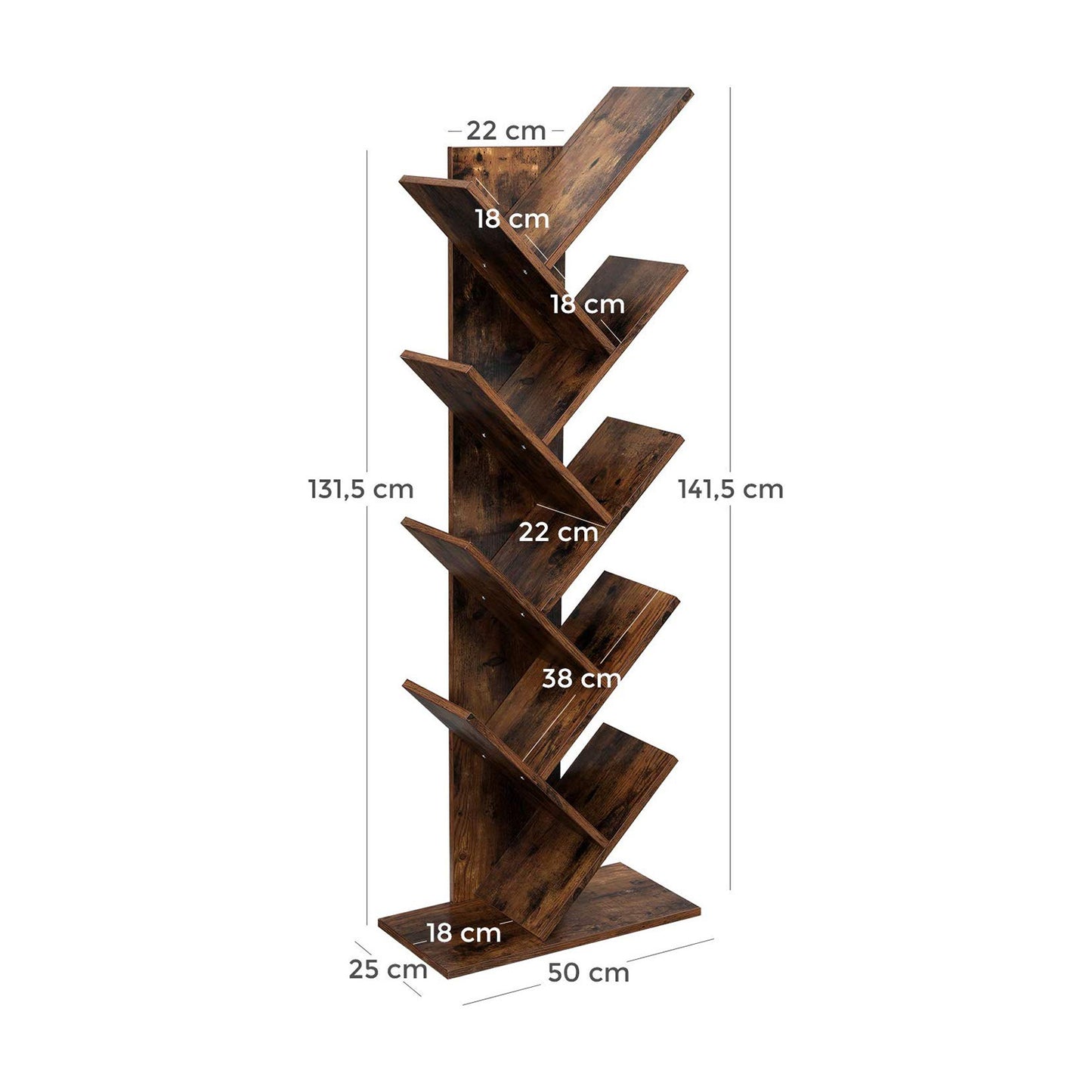 Estantería De Árbol De 8 Niveles-VASAGLE