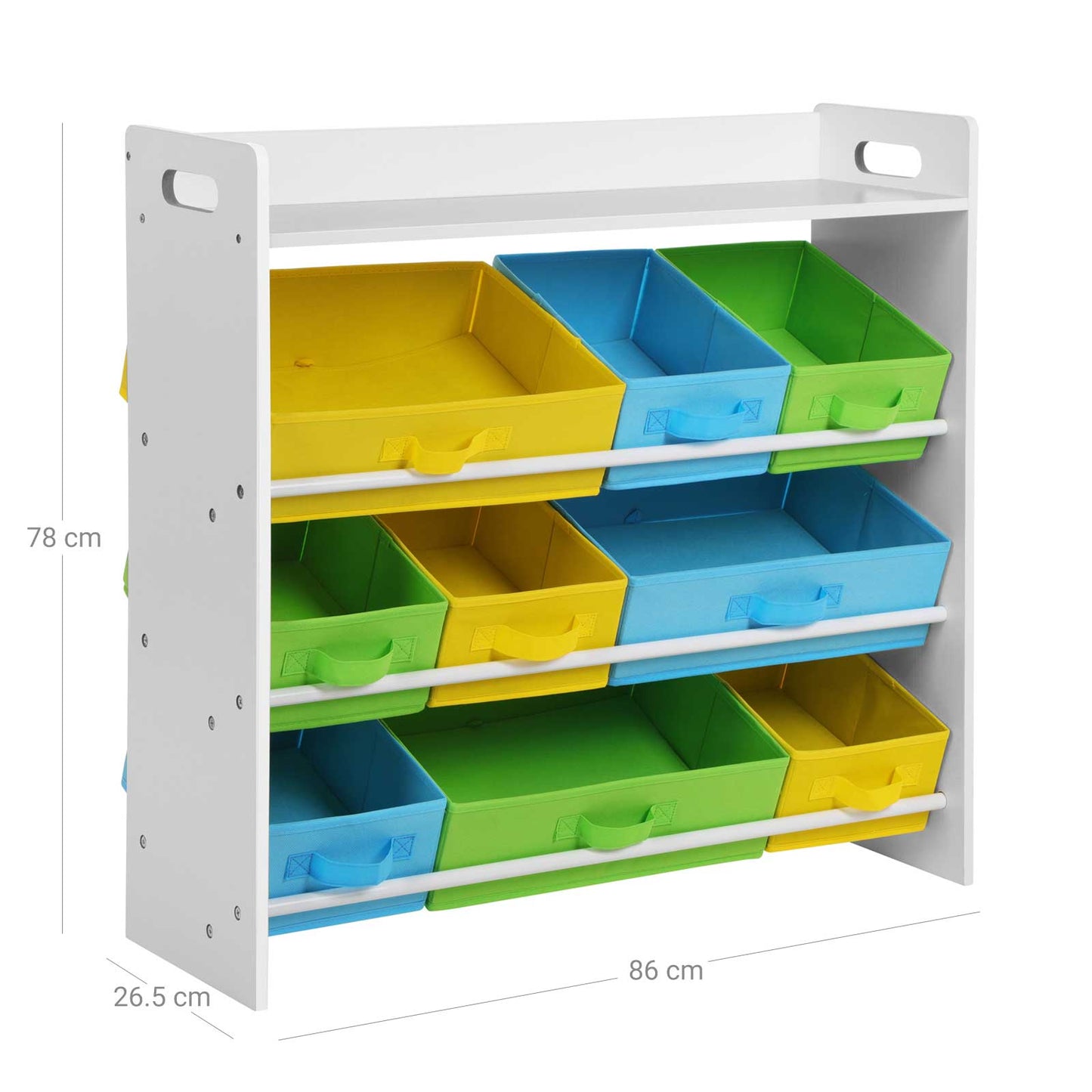 Organizador de Juguetes con 9 Compartimientos-SONGMICS