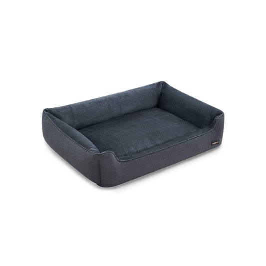 Cama para Perros 120 x 90 x 30 cm Gris Oscuro-Feandrea