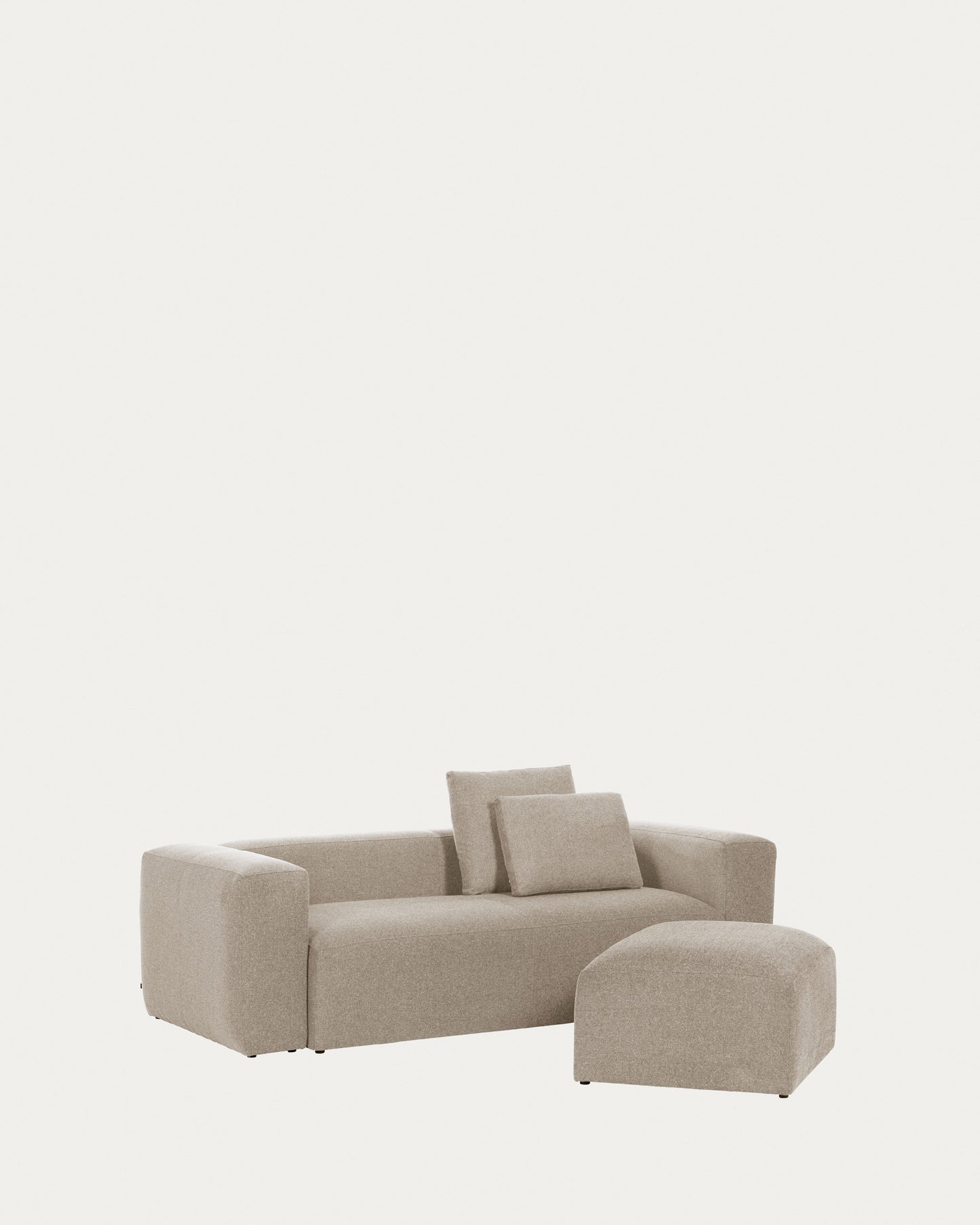 Sofá Blok 2 plazas beige 210 cm