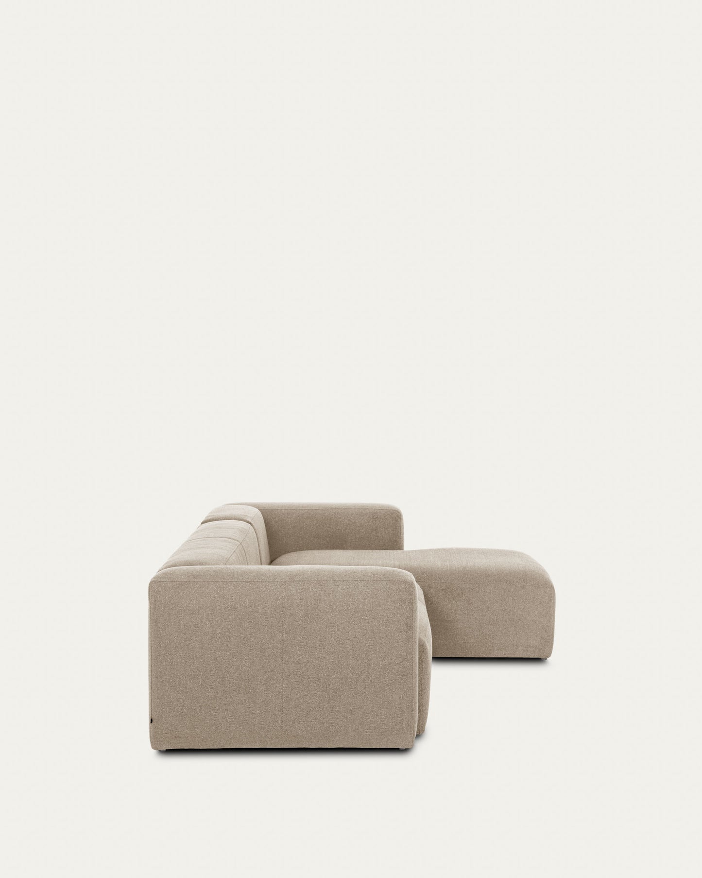 Sofá Blok 4 plazas chaise longue derecho beige 330 cm