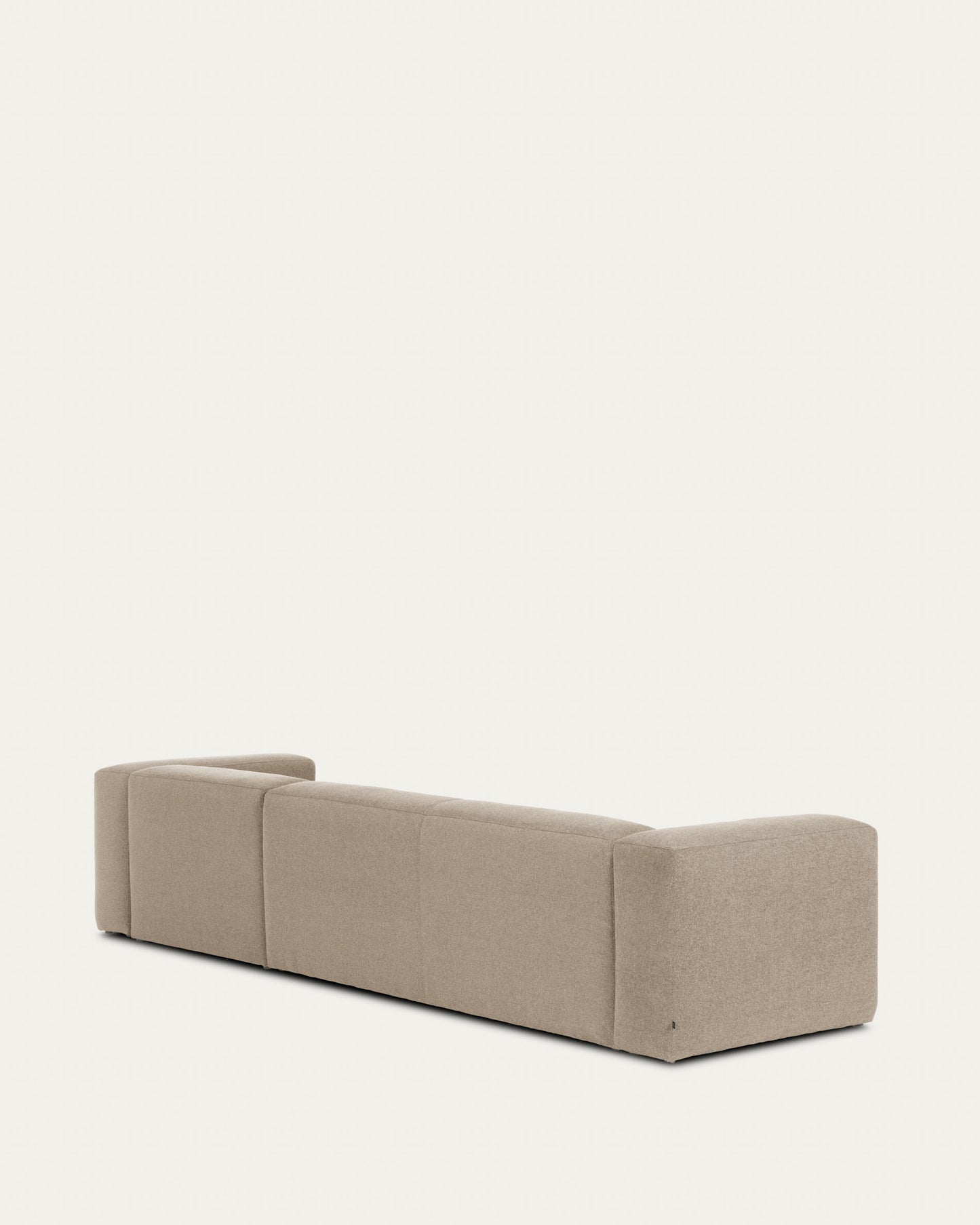 Sofá Blok 4 plazas chaise longue derecho beige 330 cm