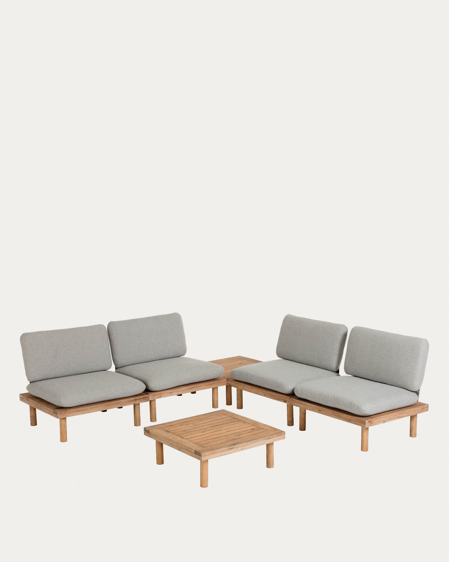 Set Viridis de 4 sillones y 2 mesas FSC 100%