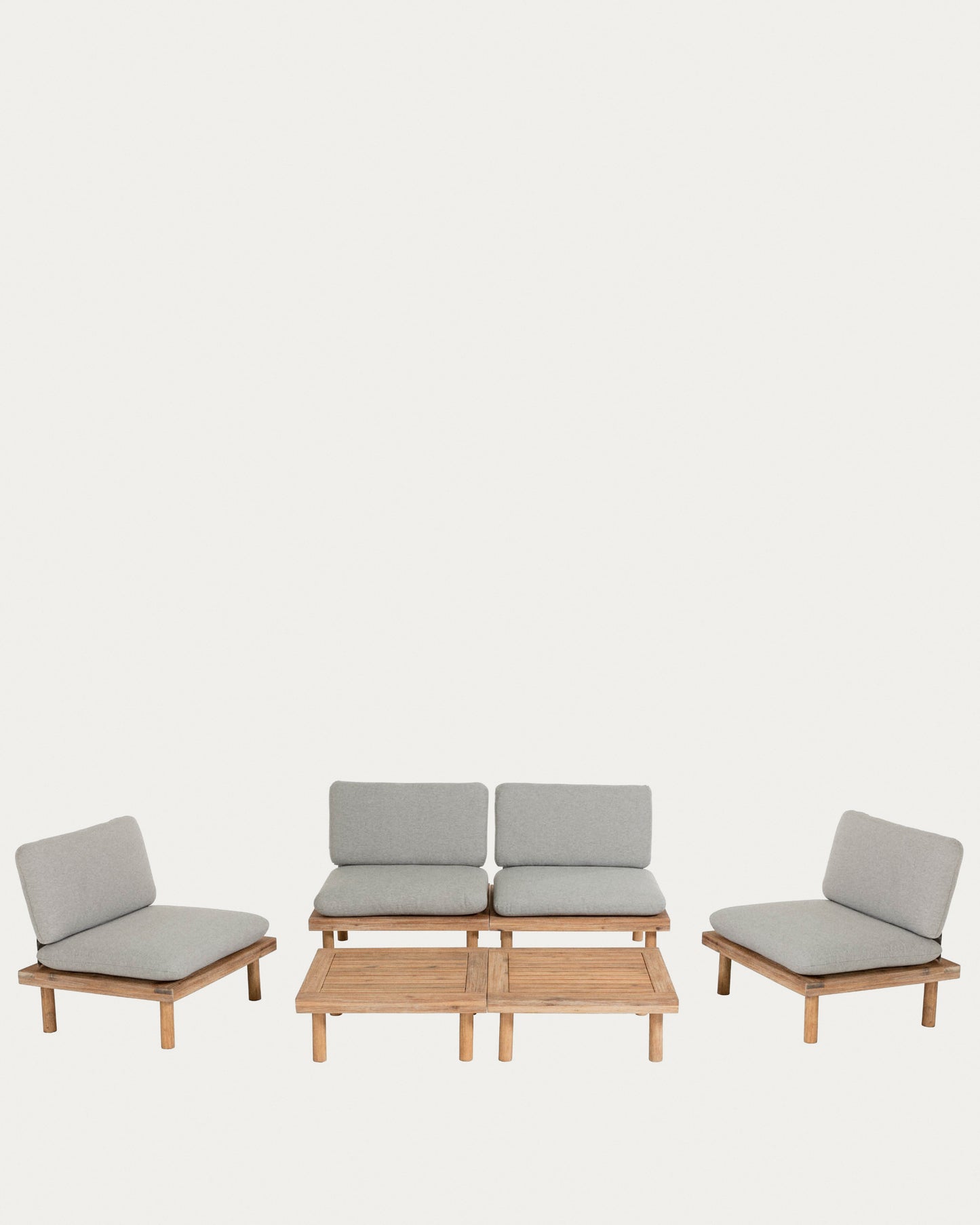 Set Viridis de 4 sillones y 2 mesas FSC 100%