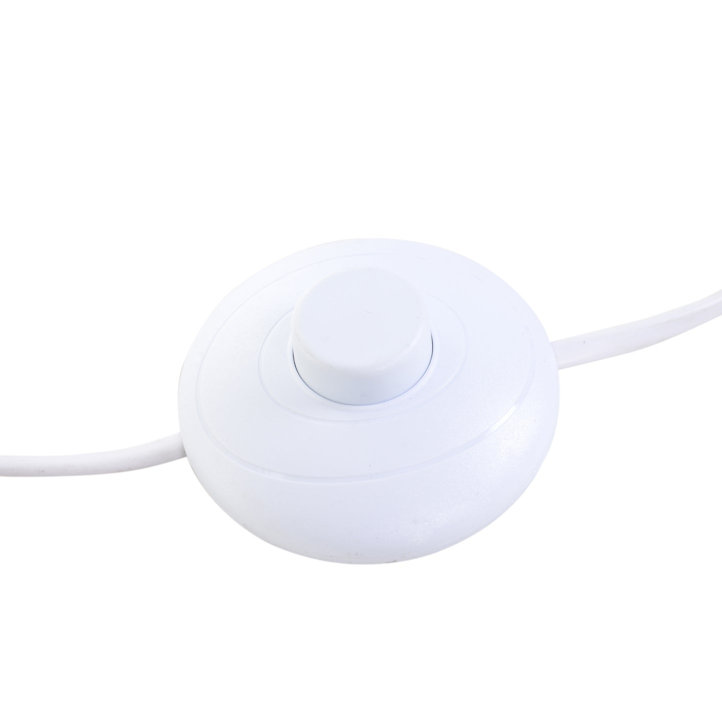 HOMCOM HOMCOM Lámpara de Pie Moderna para Dormitorio Estudio Salón (2 E27 Bombilla) Interruptor de y Bajo Consumo con Base de Acero Inoxidable 120 cm Blanco