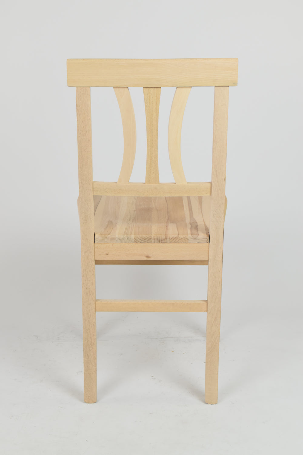 Tommychairs - Set 4 sillas de Cocina y Comedor Artemisia, Estructura en Madera de Haya lijada, no tratada, 100% Natural y Asiento en Madera