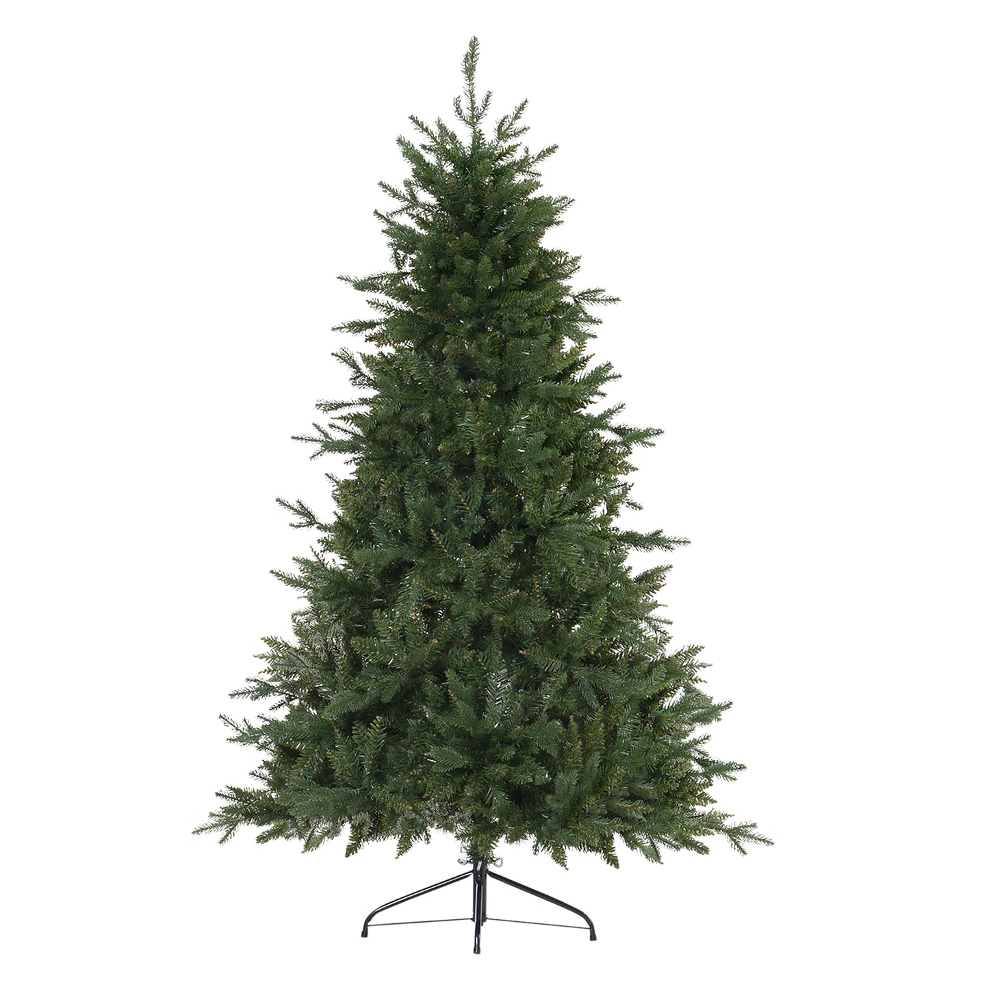 HOMCOM Árbol de Navidad 180cm Artificial Árboles Decoración Navideña con 1000 Ramas Soporte Metal