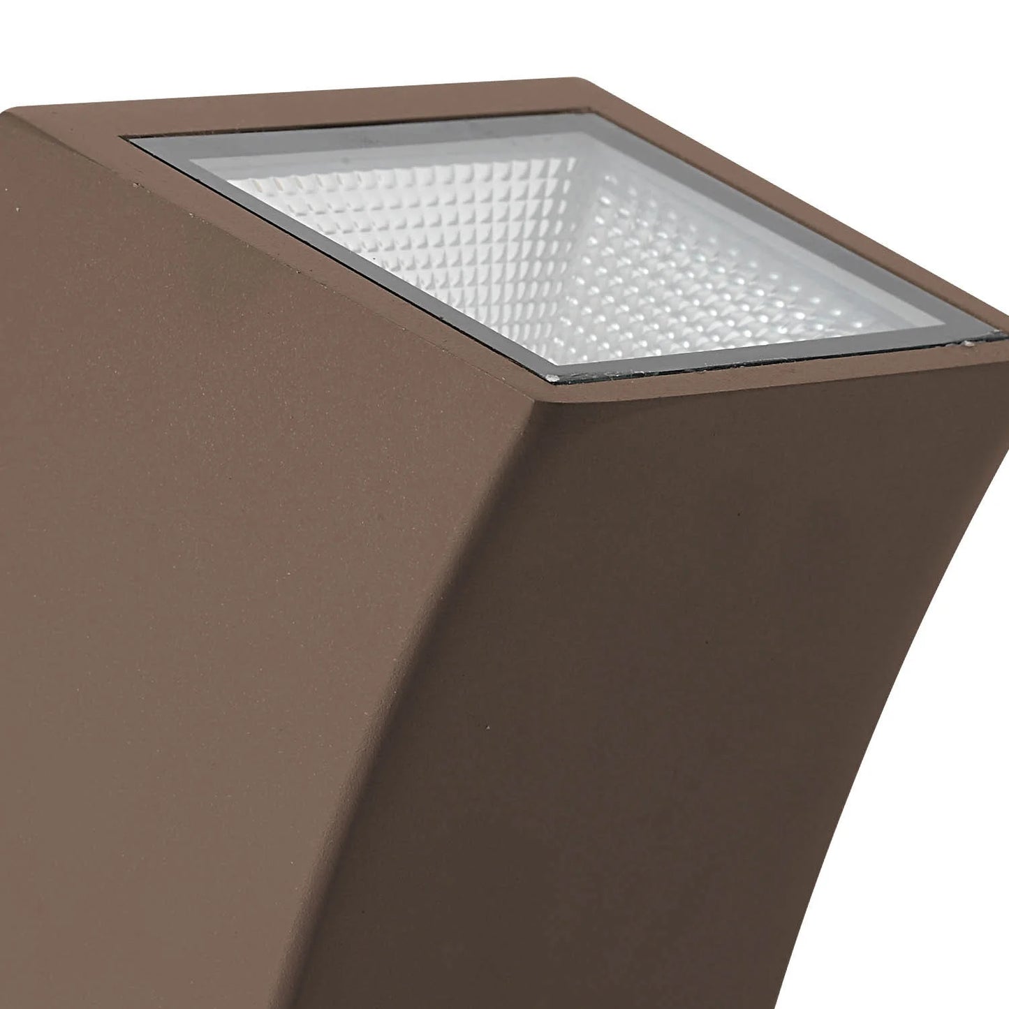 Lúzete - Aplique Exterior Led Norrland 10w 4000k Marrón Óxido